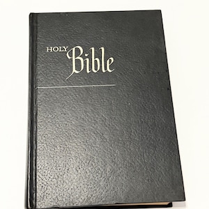 Vintage 1971 The Holy Bible KJV ABS Hardcover