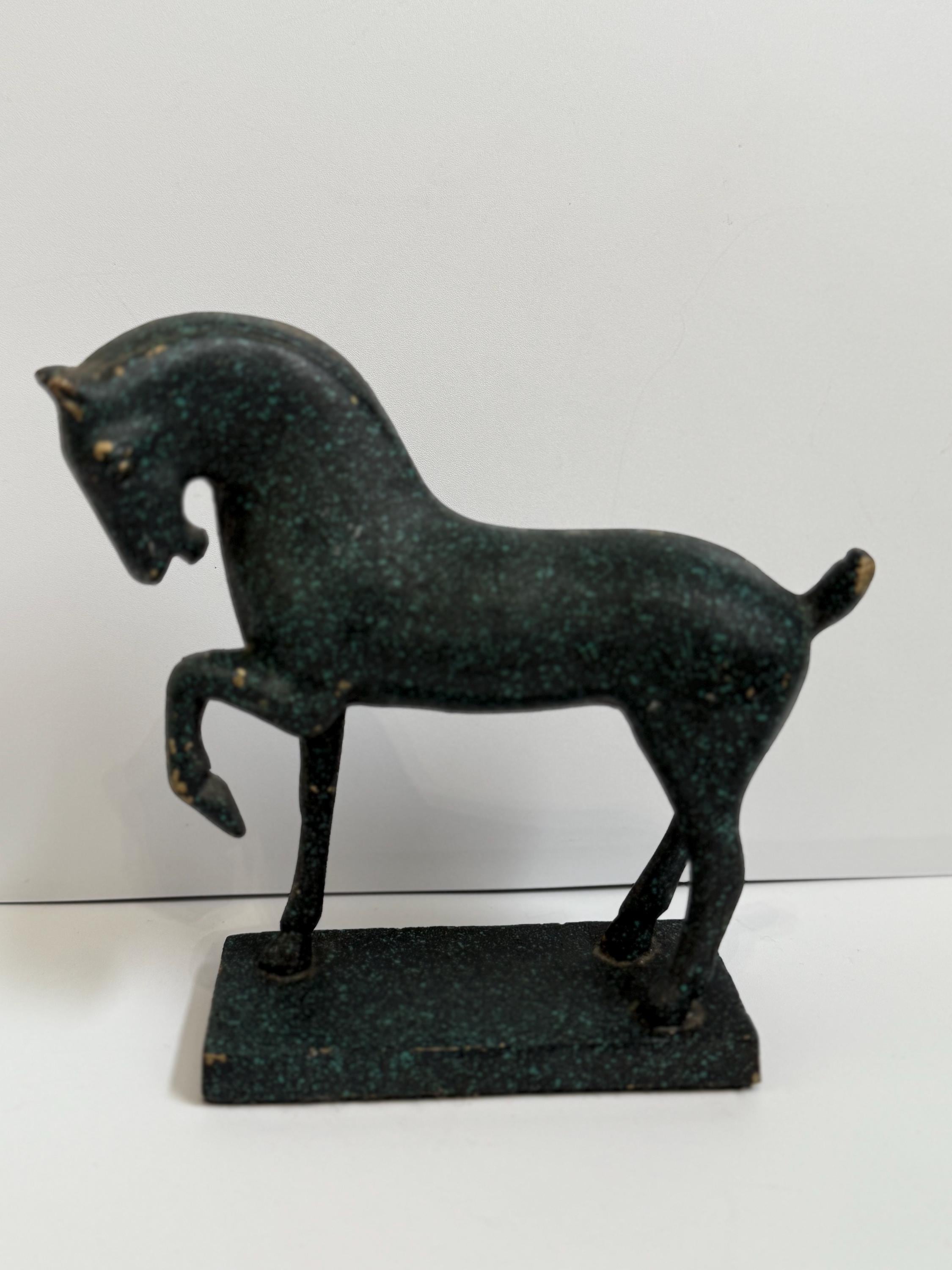 Mid Century Chinese Imperial Horse of Xian by Franklin Mint Bronze