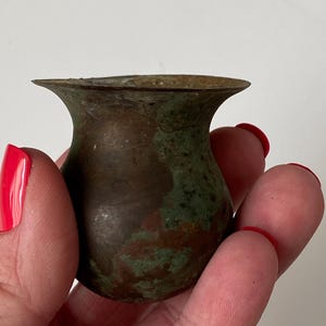 Very old copper holy water pot - rare!