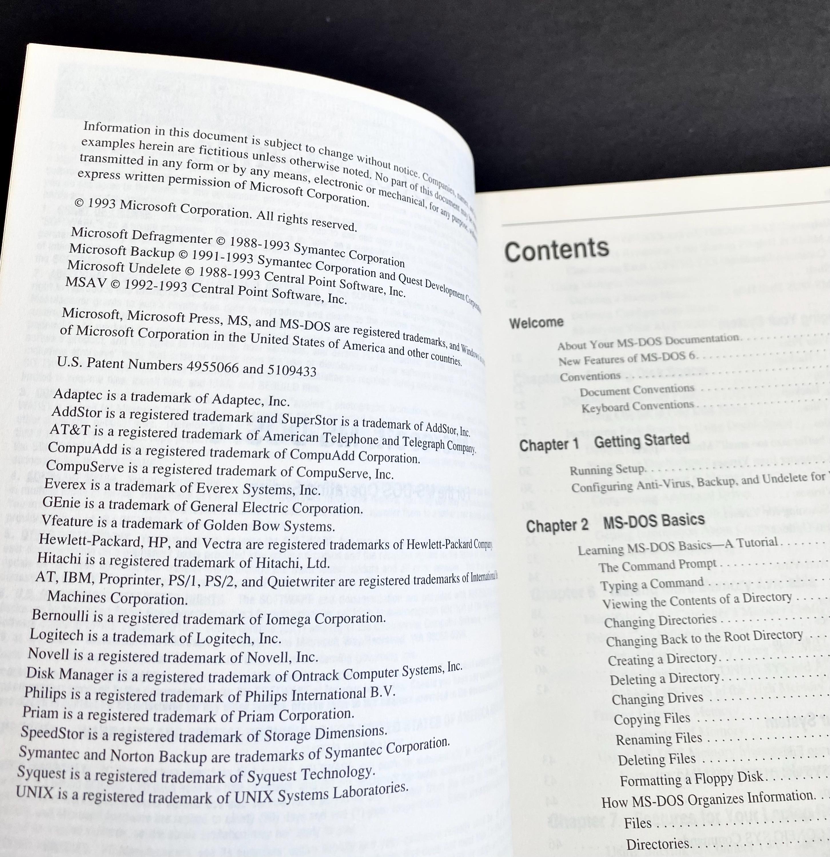 Vintage MS-DOS 6.2 Concise User's Guide Book 1993 - Etsy