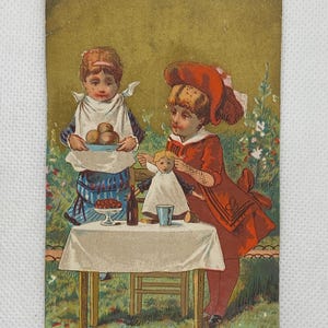 Ende der 1800er Jahre Vintage Dr. Dennis 'System Renovator Apothekenhandelswerbekarte