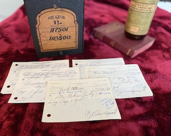 Lot of 5 Vintage UROLOGY Medicine Prescriptions 1960