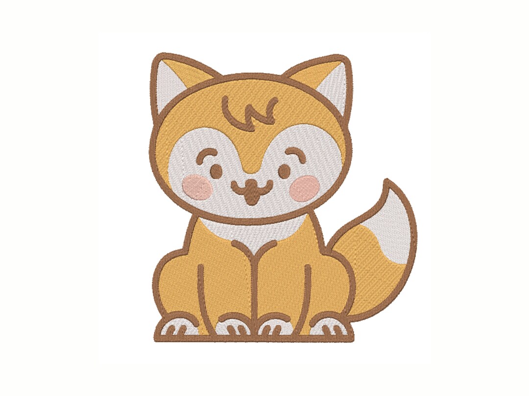 Cute Cat Machine Embroidery Design - Instant Download Animal Design ...