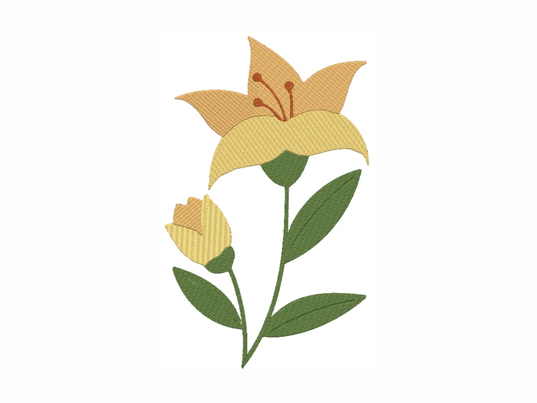 Floral Embroidery Digital File - Machine Embroidery Design - Instant ...