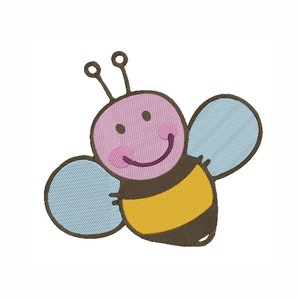 Bee Embroidery Design: Honeycomb Insect Stitch Pattern (Digital Download)