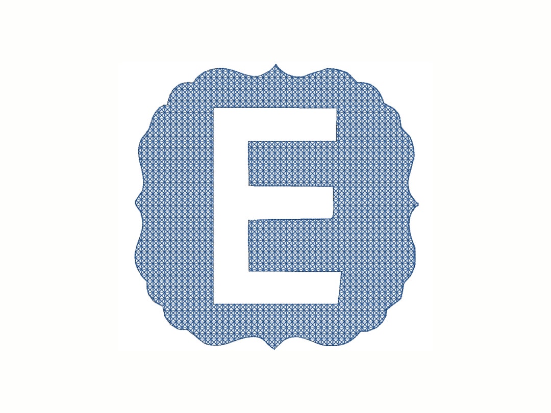 Embossed Machine Embroidery Alphabet, Monogram Towel Font, A-Z Sorted ...