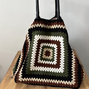 Bolso grande de algodón con asas de cuero - Bolso de mano tipo clutch - Bolso de cuerda de papel para mujer - Bolso de rafia