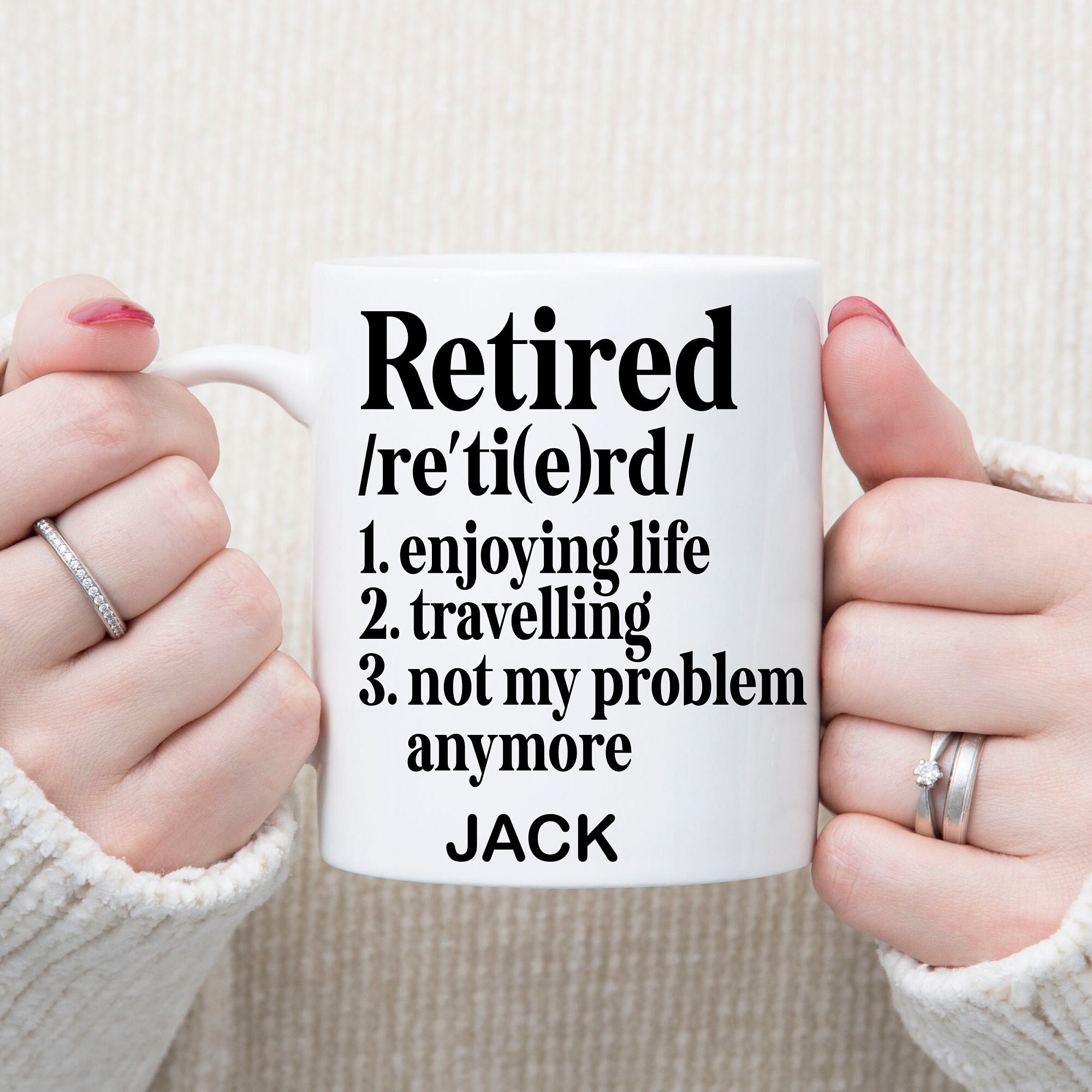 Retirement Quitter - Retirement mug, Funny Retirement Gift for Men, Retirement Gift for Women, Retirement Gift