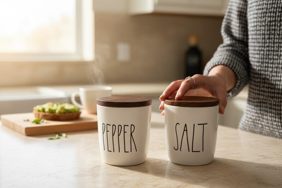 Salted Rae Inner Rae Dunn Salt & Pepper Container Canister - Etsy