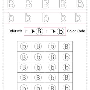 Hojas de trabajo de identificación de letras Reconocimiento de letras mayúsculas y minúsculas Actividades del alfabeto para el aprendizaje en preescolar y jardín de infantes