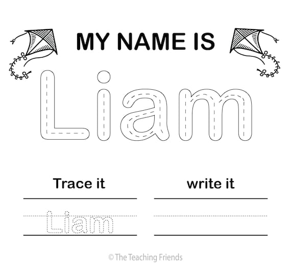 My Name Is Blank Name Worksheet Name Tracing Worksheets
