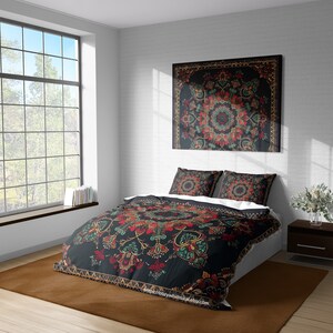 Bedding Cotton Duvet Cover Set Bedspread Quilt Cover Aesthetic Bedroom Zipper Closure