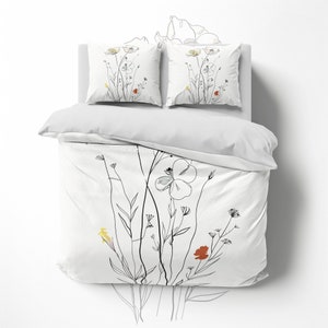 Bedding Cotton Duvet Cover Set Bedspread Quilt Cover Aesthetic Bedroom Zipper Closure