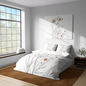 Bedding Cotton Duvet Cover Set Bedspread Quilt Cover Aesthetic Bedroom Zipper Closure