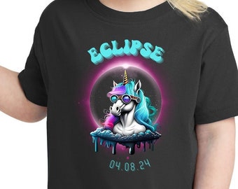 Toddler Eclipse Top | Path Of Totality Shirt | Geek Gift | Celestial Tee | Solar Eclipse Shirt | April 8 2024