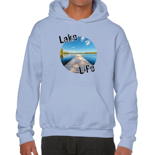 Lake Life Graphic Hooded Sweatshirt