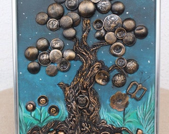 button tree