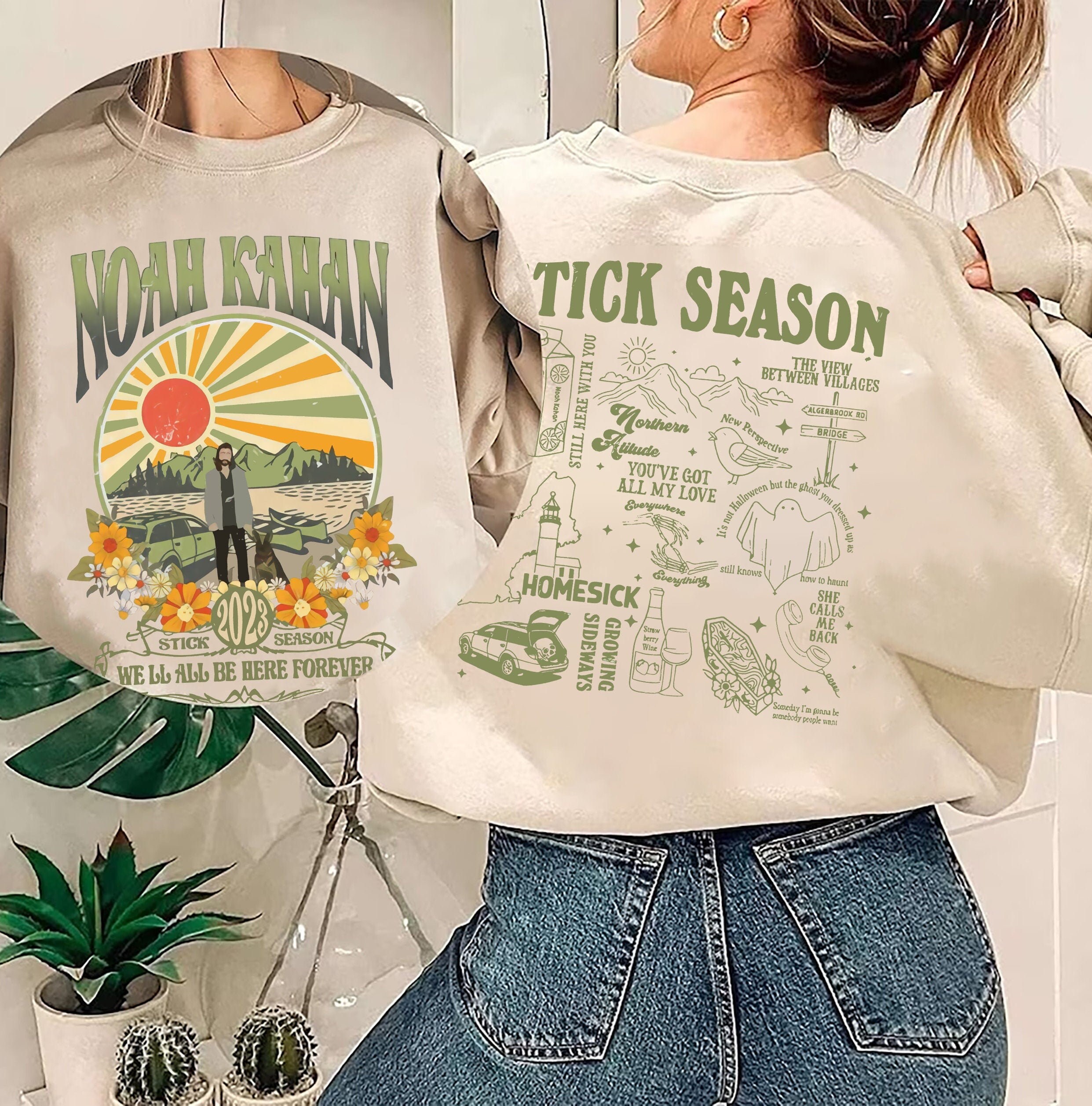 Stick Season Tour 2024 Sweatshirt, Noah Kahan Stick Season Tour 2024