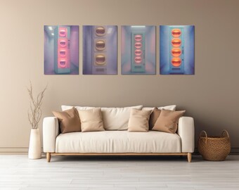 Surreal Vending Machine Mouth Art: Analog Horror Printable (Digital Download)