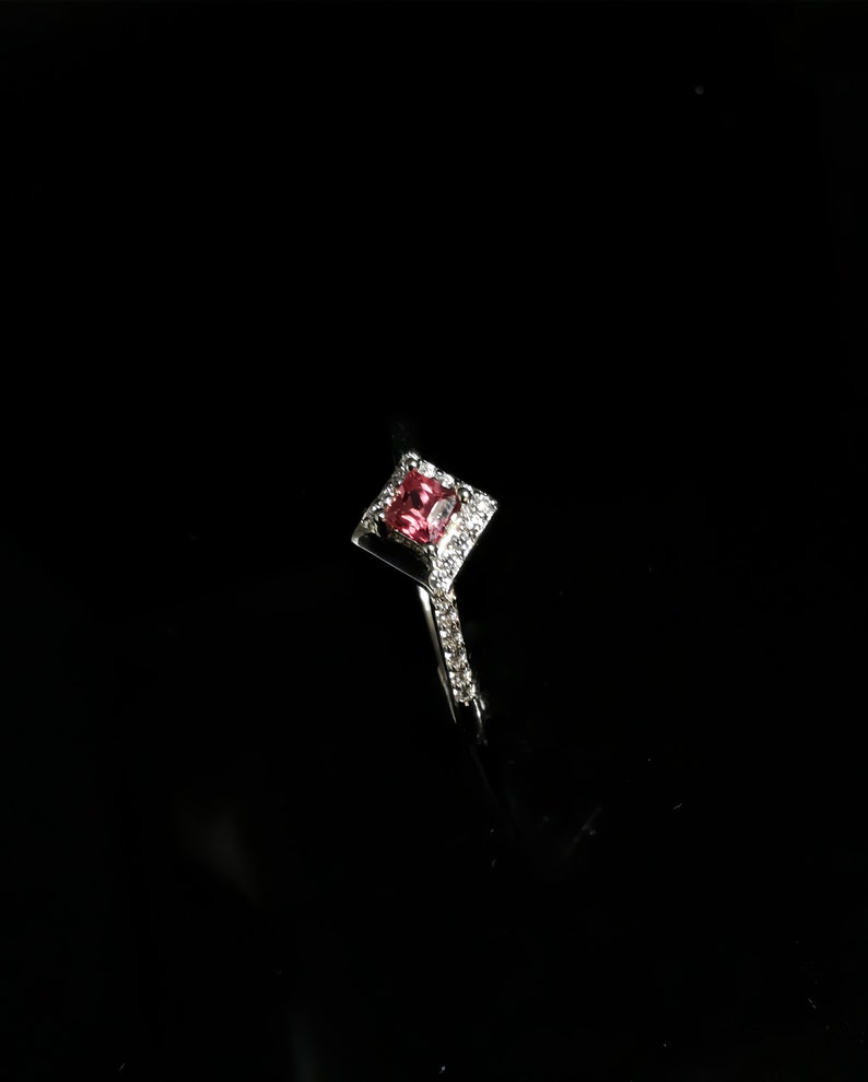 Natural Colored Sapphire Water Resistant White Gold Vermeil Band Perfect Mother's Day Gift Etsy