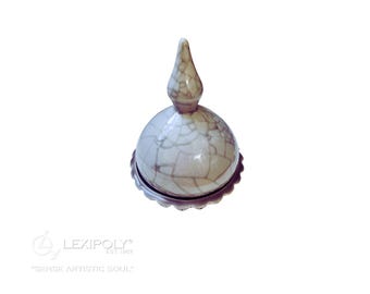 Ashtray with Lid | Odorless Smoke Control Handmade Ceramic Ashtray| Khayyam Set