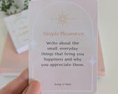 Daily Gratitude Journaling Prompt Cards: 52 Printable Prompts (PDF)