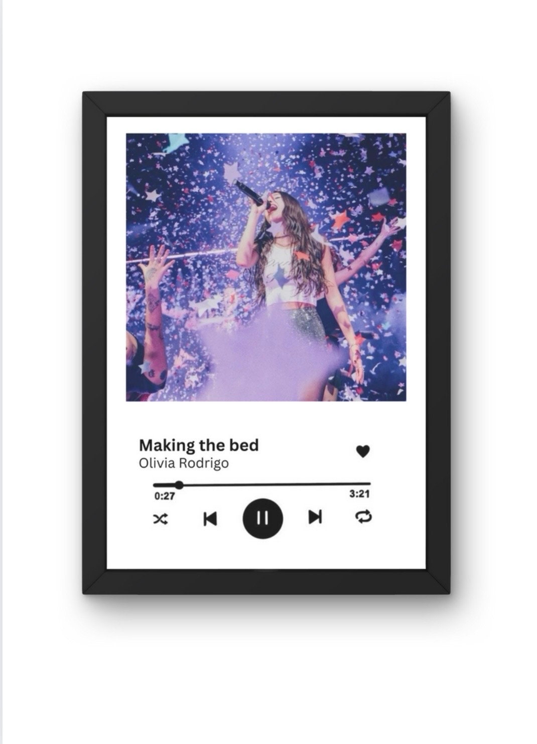 Olivia Rodrigo Album Poster – Vintage Style 12x18 Inches, Unframed Wall Art For Bedroom, Living Room & Office Decor