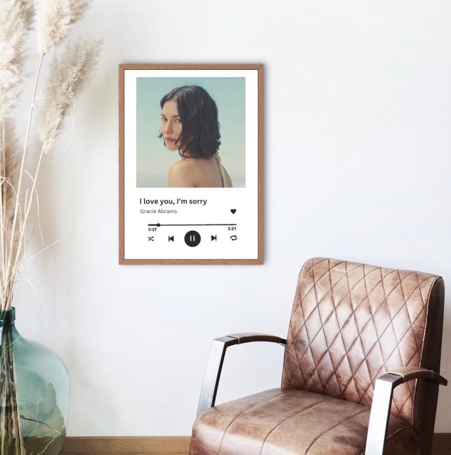 GRACIE ABRAMS I Love You Im Sorry Poster. Digital Download - Etsy UK