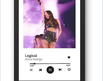 LOGICAL Olivia Rodrigo guts tour wall art poster