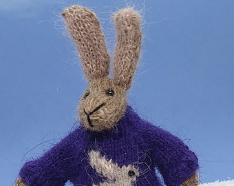 Hand knitted Rabbit