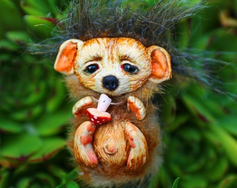 Collectible Mini Hedgehog-Woodland Creature Art