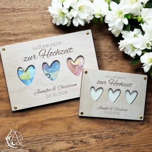 Hochzeitsgeschenk | Geschenkidee | Geldgeschenk | personalisiert | Geschenk zur Hochzeit | Brautpaar | Herzen | Herz| Valentinstag | Liebe