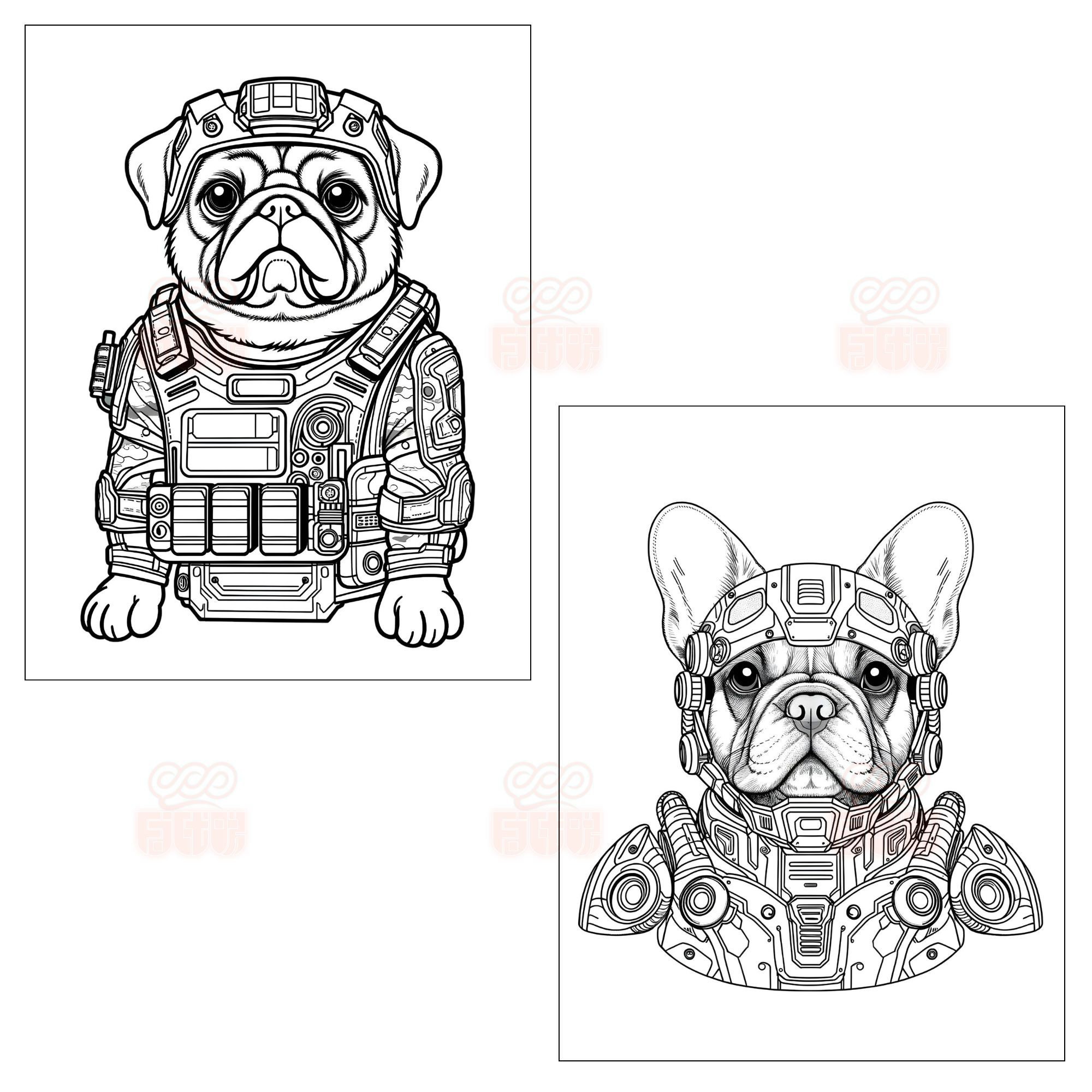 Brave Dog Coloring Pages | 18 Jpgs Coloring Pages | Printable Coloring ...