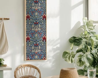 William Morris Floral Art Print, Canvas Wall Art