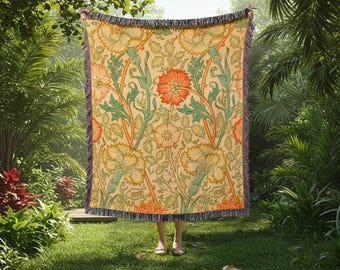 ウィリアムモリスのタペストリー壁掛け - フローラの壁掛け