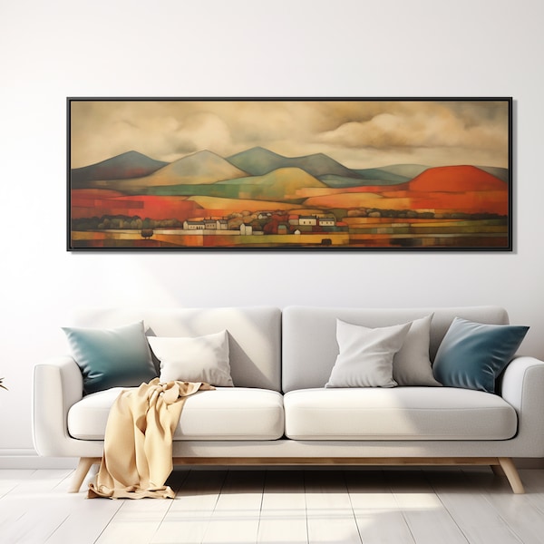 Mid Century Modern Landscape Artwork - Etsy