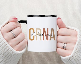 Gepersonaliseerde CRNA-mok, gecertificeerde geregistreerde verpleegassistent cadeau, nieuwe Crna-cadeau, toekomstige CRNA-verpleegkundige cadeau, Crna Grad-cadeau, cadeau voor Crna