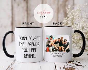 Custom Funny Farewell Mug, Custom Goodbye Gift Mug, Funny Coworker Leaving Gifts, Funny Farewell Gift for Coworker, Fun Retirement Gift