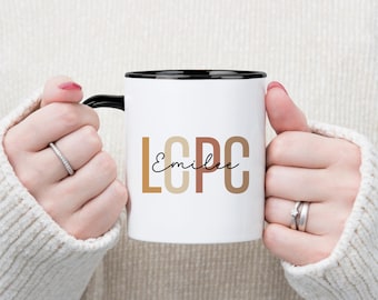 Personalize LCPC Mug, Licensed Clinical Professional Counselor Gift, Therapist Mug, LCPC Therapist Mug, Mental Health Counselor Gift Mug