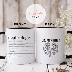 Nephrologist Mug Gift for Kidney Specialist Doctors, Gift for Nephrology Doctors, Nephrologist Appreciation Gift, Kidney Doctor Gift Ideas
