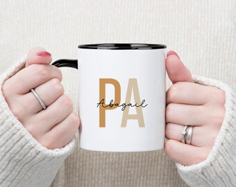 Gepersonaliseerde PA-mok, cadeau nieuwe arts-assistent, mok arts-assistent, cadeau PA waardering, cadeau-ideeën PA Grad