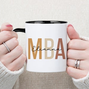 Personalized MBA Mug, Master of Business Administration Gift, New Mba Gifts, New Mba Gift, MBA Grad Gift, Mba Student Gifts, Masters Mug