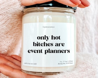 Funny Event Planners Gift Candle, Gift for Event Planners Appreciation Candle, Wedding Planner Team Gifts, Event Coordinator Gift Ideas