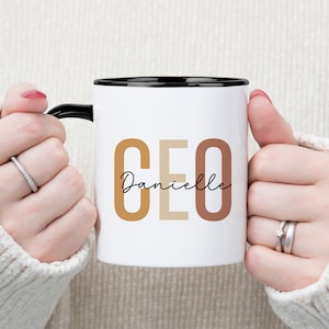 Personalized CEO Mug, Chief Executive Officer Gift, Custom New Ceo Gift, Ceo Gift Ideas, Gift for New Ceo, Wife Mom Boss Entreprenuer Mug