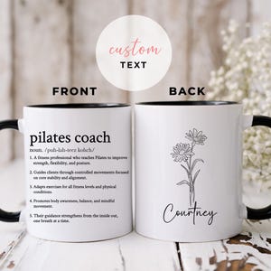 Pilates Coach Mug, Pilates Instructor Mug, Gift Mug for Pilates Teachers, Pilates Boss Mug, Pilates Coach Appreciation Gift