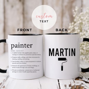 Personalized Mug for Painter, Custom Painter Mug, Painter Husband Gift, Artistic Painter Mug, Gift for Painters, Painter Appreciation Gift