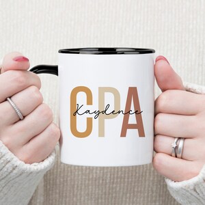 Personalized CPA Mug, New Accountant Gift, Custom New Cpa Gift, Cpa Gift Ideas, Gift for Cpa, Accountantcy Certifed Public Accountant Gift