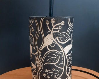 Pied de lampe en céramique fait main