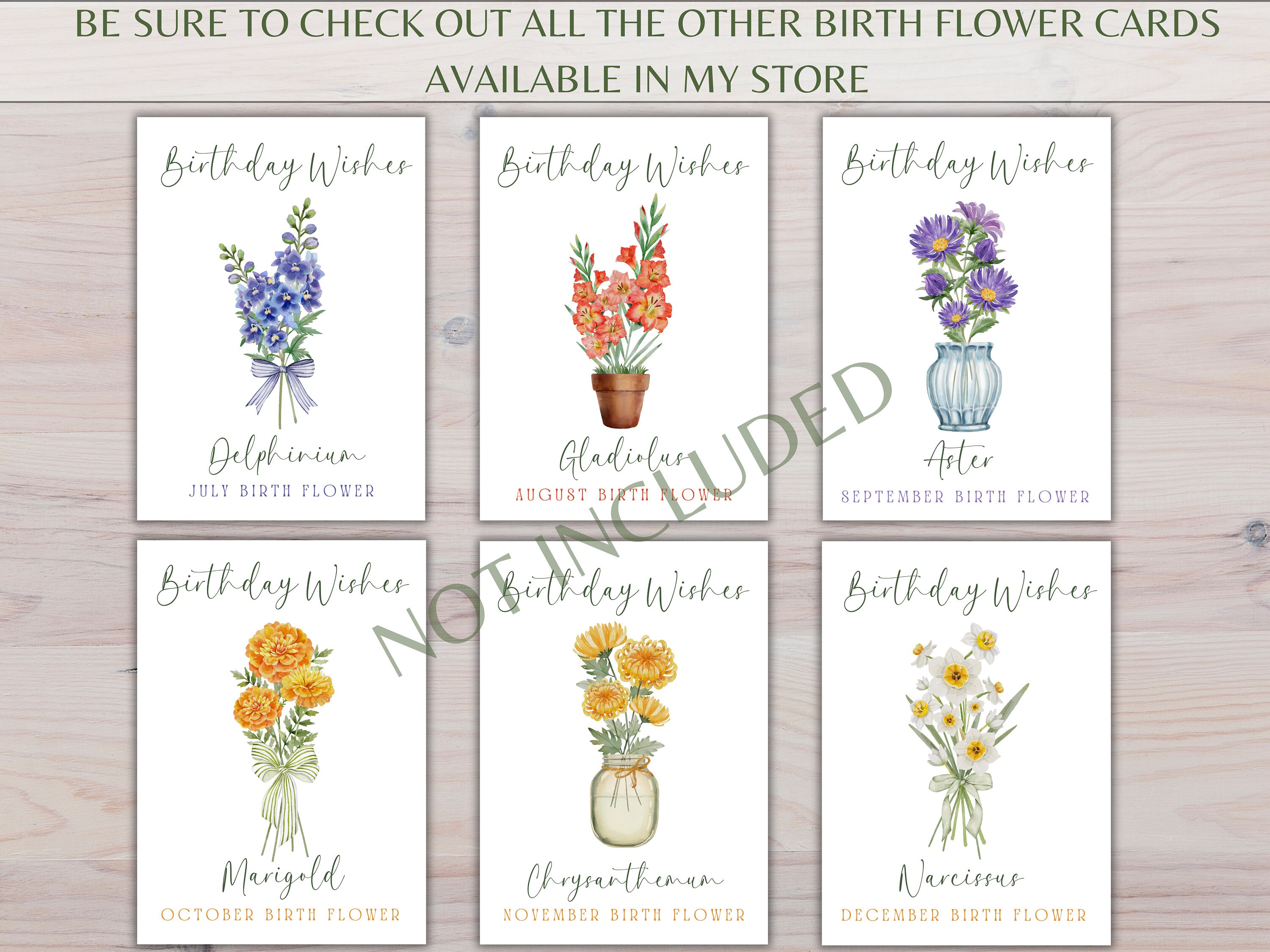 Birthday Card Printable, Birthday Card Downloadable, Happy Birthday