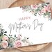 Printable Mother's Day Card, Mother's Day Card Printable, Mother's Day ...